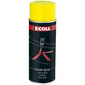 E-COLL - Kreidespray gelb schnelltrocknend, Überkopf-Sprühdüse 400ml Spraydose
