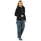 Planam - Winter Unit Damen Jacke schwarz/rot, Größe XL