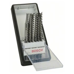 Bosch - 6-tlg. Stichsägeblatt-Set Wood, Robust Line, Progressor, T-Schaft