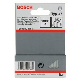 Bosch - Tackernagel Typ 47, 1,8 x 1,27 x 16mm, 1000er-Pack