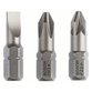 Bosch - Schrauberbit-Set Extra-Hart (gemischt), 3-teilig, S 1,0x5,5, PH2, PZ2, 25mm