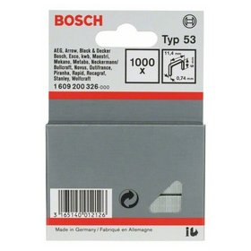 Bosch - Feindrahtklammer Typ 53, 11,4 x 0,74 x 6mm, 1000er-Pack