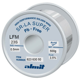almit - Lötdraht bleifrei, SR-LA SUPER LFM-23-S, 1,0mm, 500g