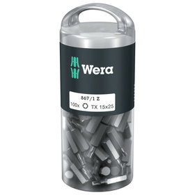Wera® - Bit für TORX® 867/1 TORX DIY, TX 15 x 25mm, 100-er Pack