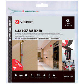 VELCRO® - ALFA-LOK® Fastener schwarz 25mm x 3m