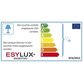 ESYLUX - LED-Sicherheitsleuchte SLX 4W 3h 1LED Aufb/Einb 24m einseitig IP54 dezentr
