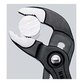 KNIPEX® - Cobra® Hightech-Wasserpumpenzange grau atramentiert, mit rutschhemmendem Kunststoff überzogen 180 mm 8701180