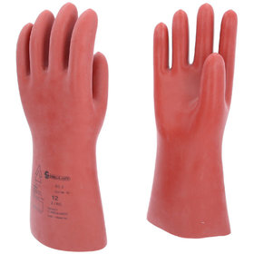KSTOOLS® - Elektriker-Schutzhandschuh mit mechanischem Schutz, Größe 12, Klasse 2, rot