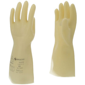 KSTOOLS® - Elektriker-Schutzhandschuh mit Schutzisolierung, Größe 10, Klasse 00, weiß
