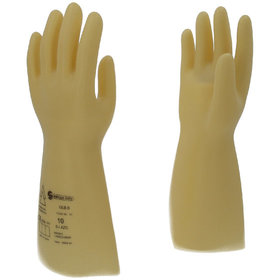 KSTOOLS® - Elektriker-Schutzhandschuh mit Schutzisolierung, Größe 10, Klasse 0, weiß