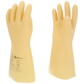 KSTOOLS® - Elektriker-Schutzhandschuh mit Schutzisolierung, Größe 10, Klasse 1, weiß
